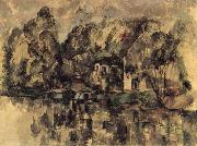 Paul Cezanne Au Bord de l-Eau oil